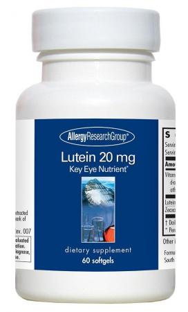 Lutein 20mg 60sg By Allergy Research Group