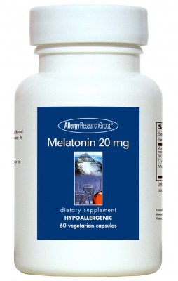 Melatonin 20mg 60vcaps (previously S Gard) By Allergy Research Group