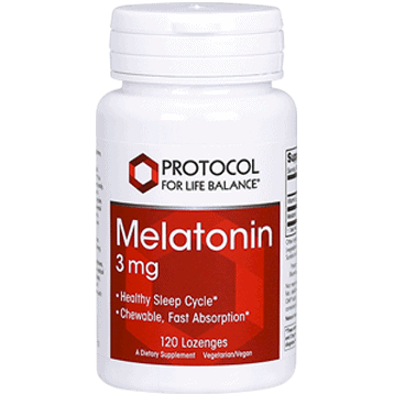 melatonin 3mg lozenge + b 6 120 loz by protocol