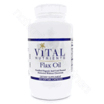 Flax Oil Caps 1g (Organic) 100c by Vital Nutrients