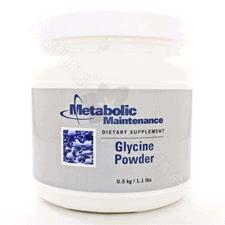 Glycine 0.5 Kilo (1.1 lbs.) by Metabolic Maintenance