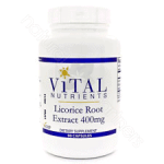 Licorice Extract 16% 400mg 90c by Vital Nutrients
