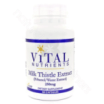 Milk Thistle 80% Silymarin 60c by Vital Nutrients