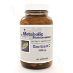 One Gram C 1000mg 100c by Metabolic Maintenance