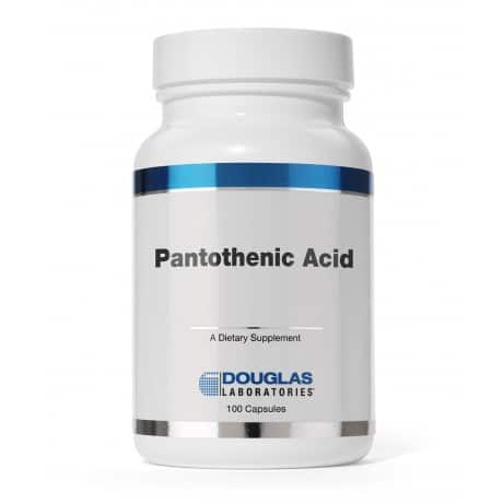 Pantothenic Acid 500mg 100c by Douglas Laboratories