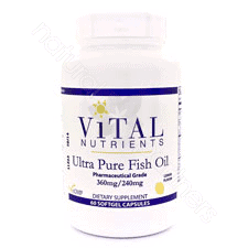 Ultra Pure Fish Oil 360/240 60c by Vital Nutrients