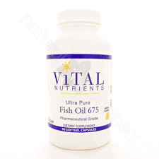 Ultra Pure Fish Oil 675 High DHA 90sg by Vital Nutrients