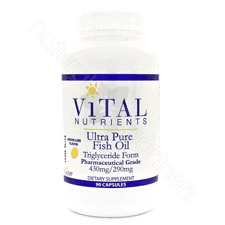 Ultra Pure Fish Oil TG 430/290 90sg by Vital Nutrients