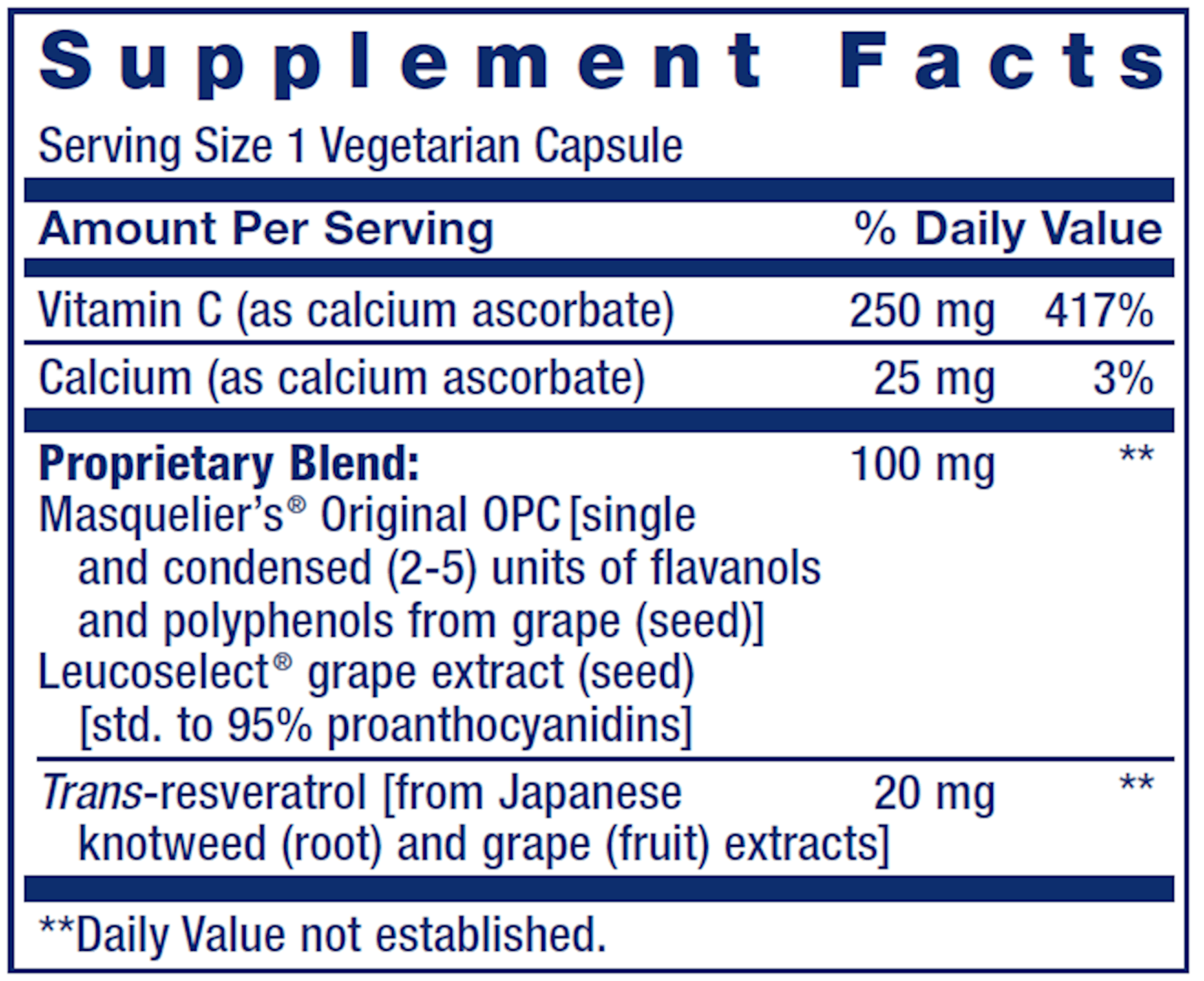 Grapeseed Extract Mg Vcaps By Life Extension
