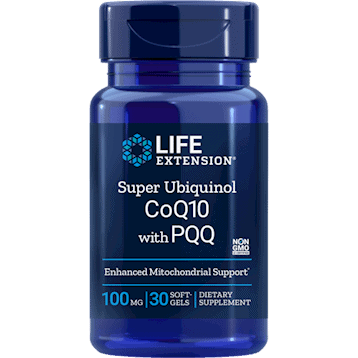 Super Ubiquinol CoQ10 w/ PQQ 30 gels by Life Extension