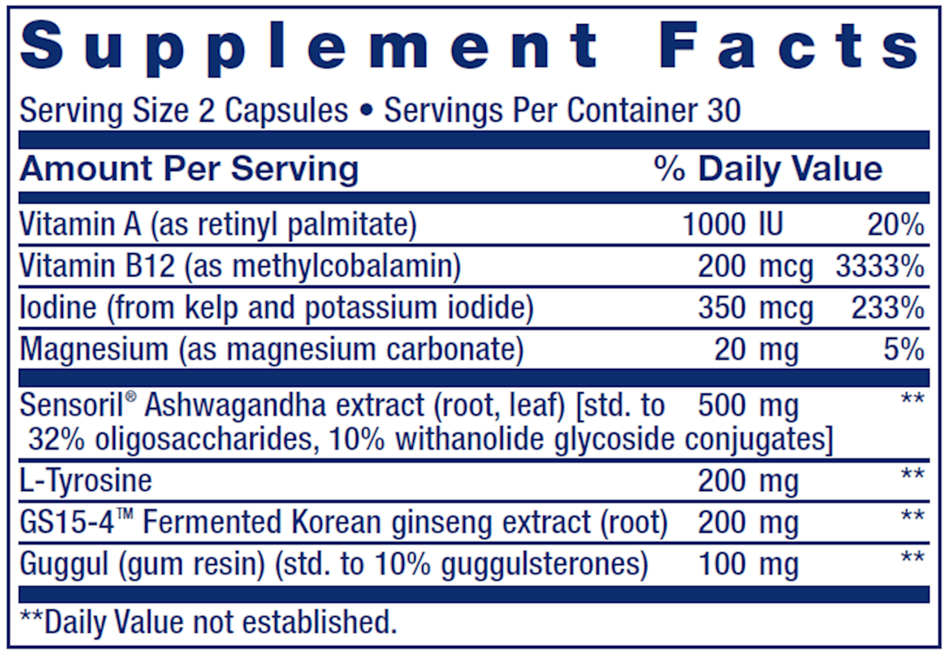 Triple Action Thyroid Vcaps By Life Extension