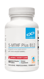 5-MTHF Plus B12 Cherry 60tabs by Xymogen