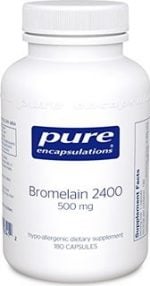 Bromelain 2400 500mg 60c by Pure Encapsulations