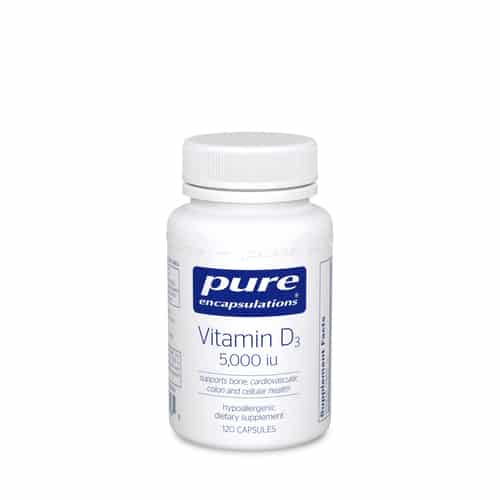 Vitamin D3 5000 i.u. 120c by Pure Encapsulations