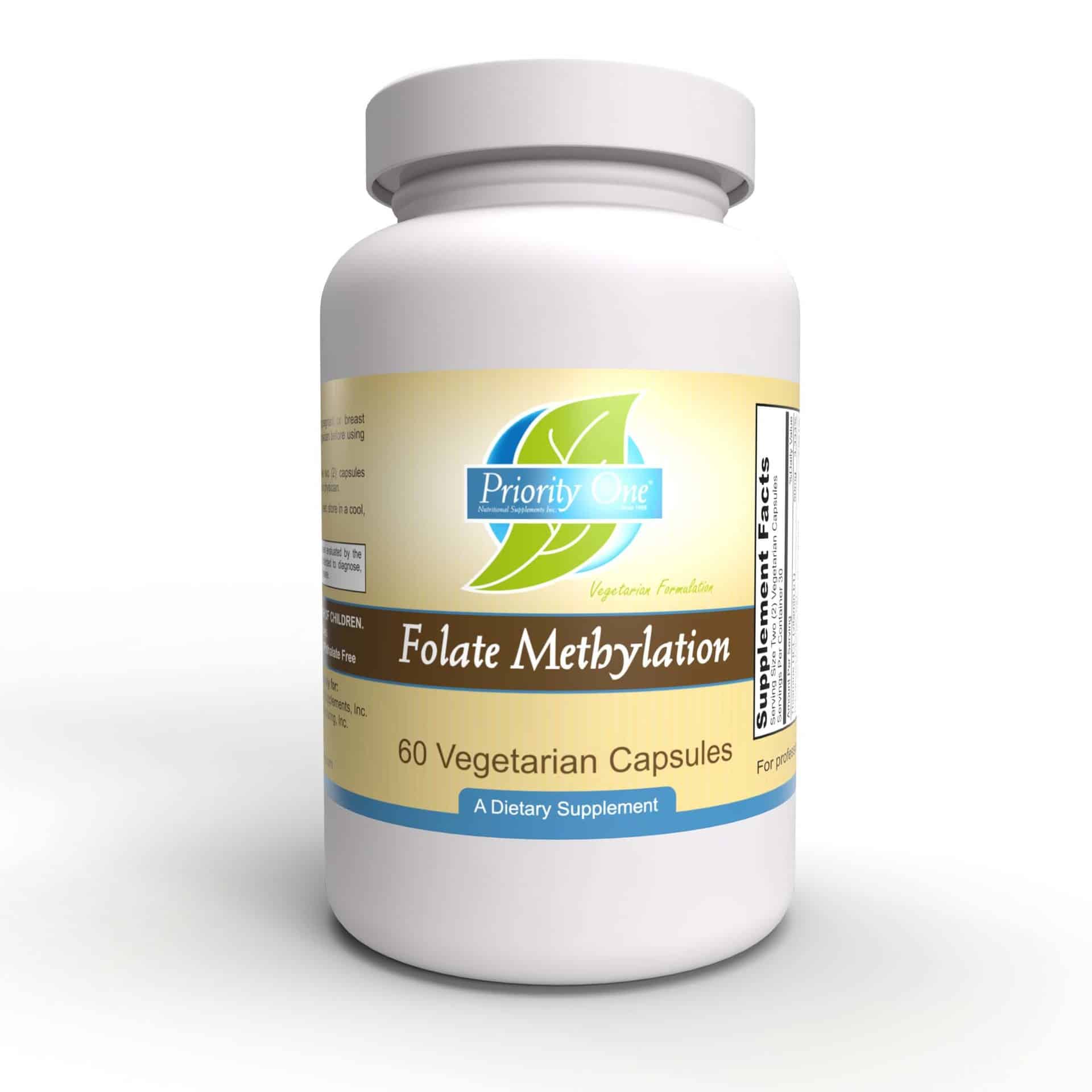 folate methylation 60 vcaps by priority one