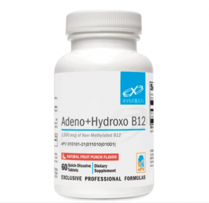 adeno+hydroxo b12 natural fruit punch flavor 60t by xymogen