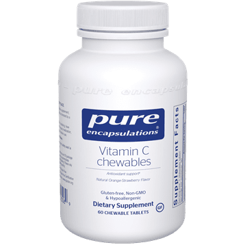 vitamin c chewables 60 tabs by pure encapsulations