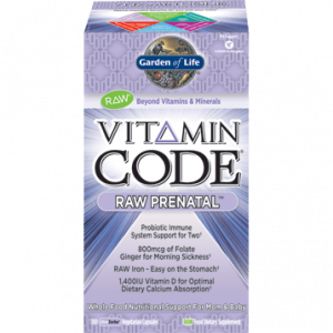 vitamin code raw prenatal 180 vcaps by garden of life