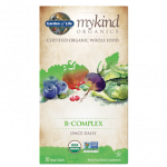 mykind organics b complex 30 tabs by garden of life