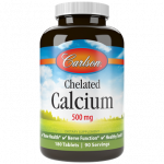 chelated calcium 500 mg 180 tabs by carlson labs