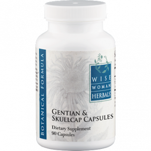 gentian & skullcap capsules 90 caps by wise woman herbals
