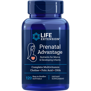 prenatal advantage 120 sgels by life extension