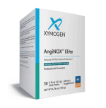 XYMOGEN AngiNOX Elite supplement box front view.