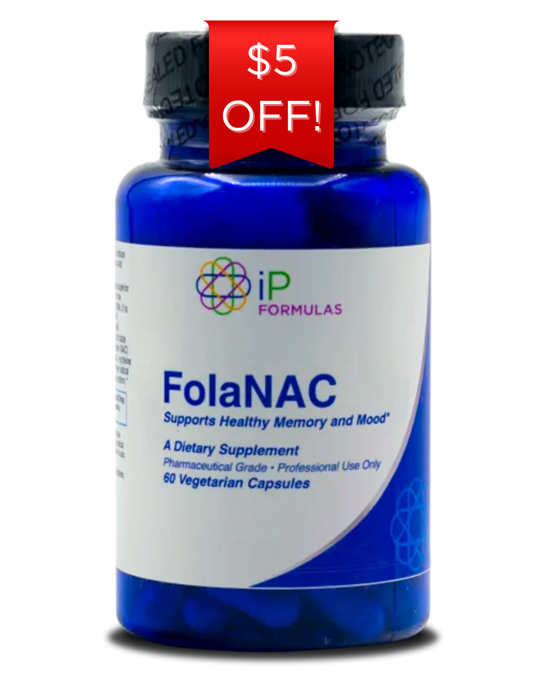 FolaNAC dietary supplement bottle with discount