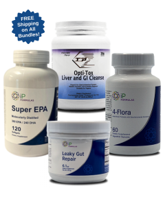 Four dietary supplement containers and free shipping sign.
